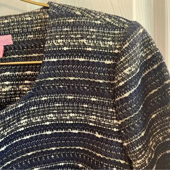 Lilly Pulitzer Tweed Harris Coat NWOT